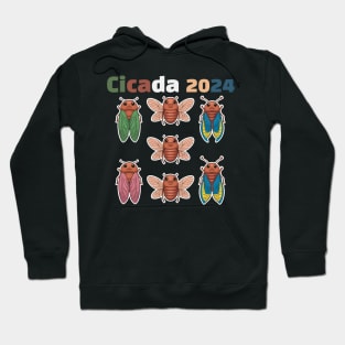 "Cicada 2024" Chronicles,  cartoon design, T-Shirt Hoodie